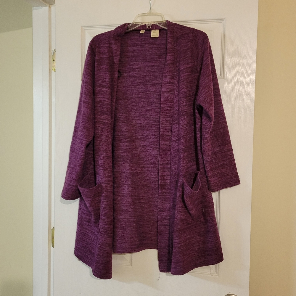 Essenza purple cardigan XL